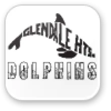 "Glendale Heights" stylized as a dolphin, with the word "Dolphin" underneath.