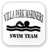 A logo consisting of a swimmer over two "waves"